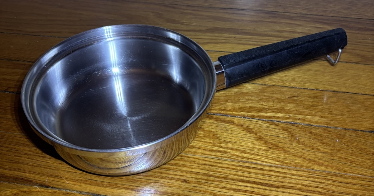 Ekco Prestige Stainless Steel 1 Quart Skillet Saucepan Sauce Pan