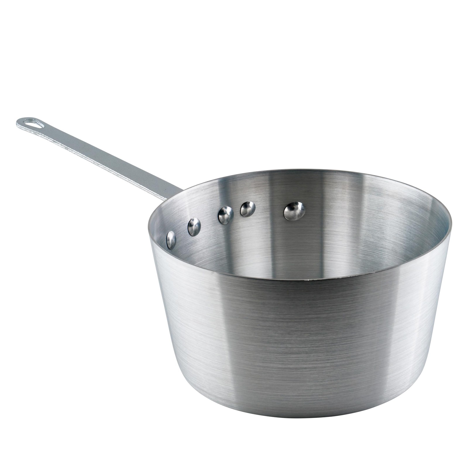 4.25 Quart Heavy Duty Aluminum Tapered Sauce Pan 3mm Cookware Kitchen Skillet