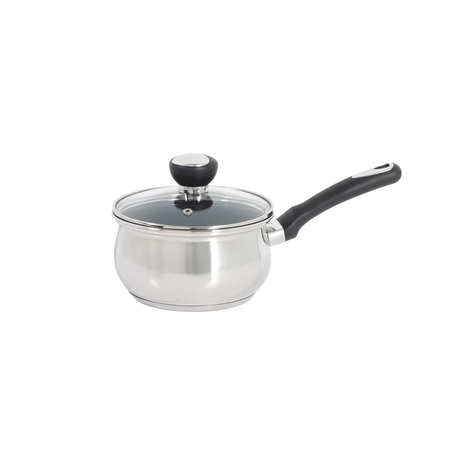 Oster Baldwyn 10-Piece Stainless Steel Nonstick Cookware Set with Glass Lids