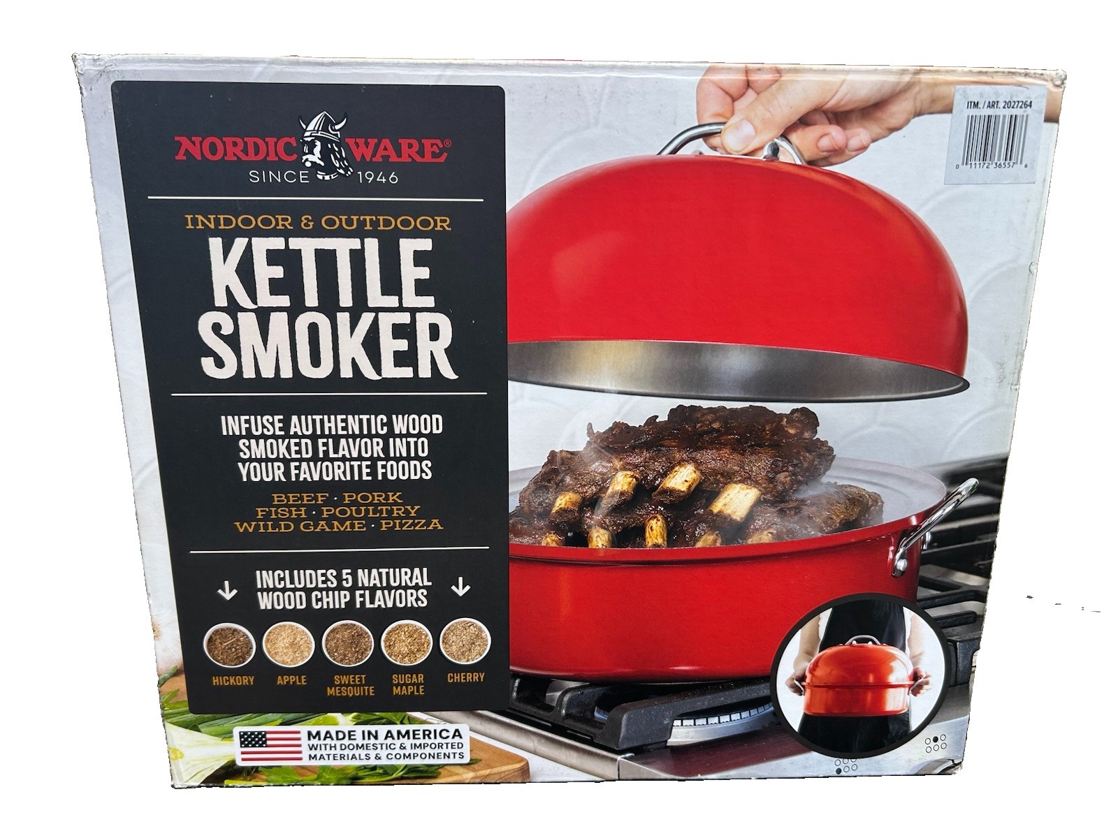 Nordic Ware Stovetop Kettle Smoker Indoor Outdoor Stovetops Outdoor Grills