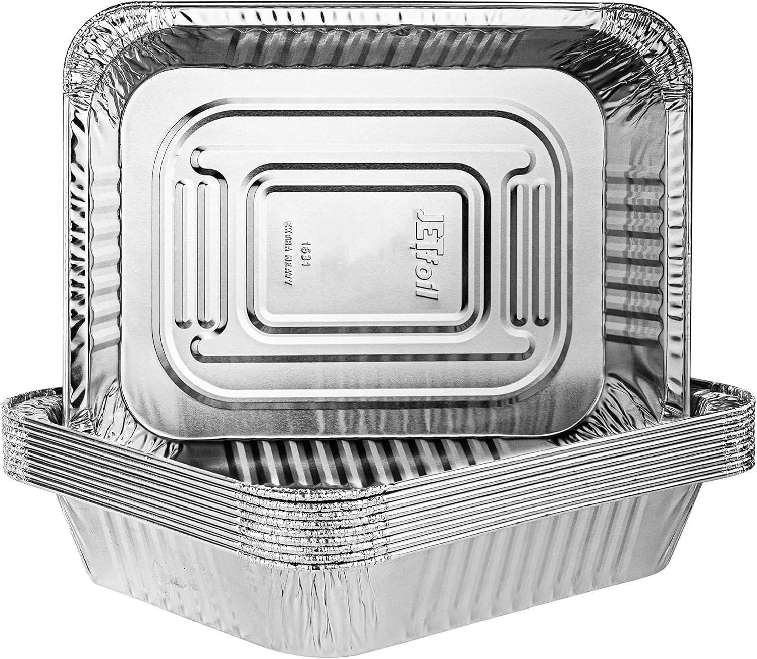 Disposable 9 x 13 Heavy Weight Aluminum Foil Pans Half Size