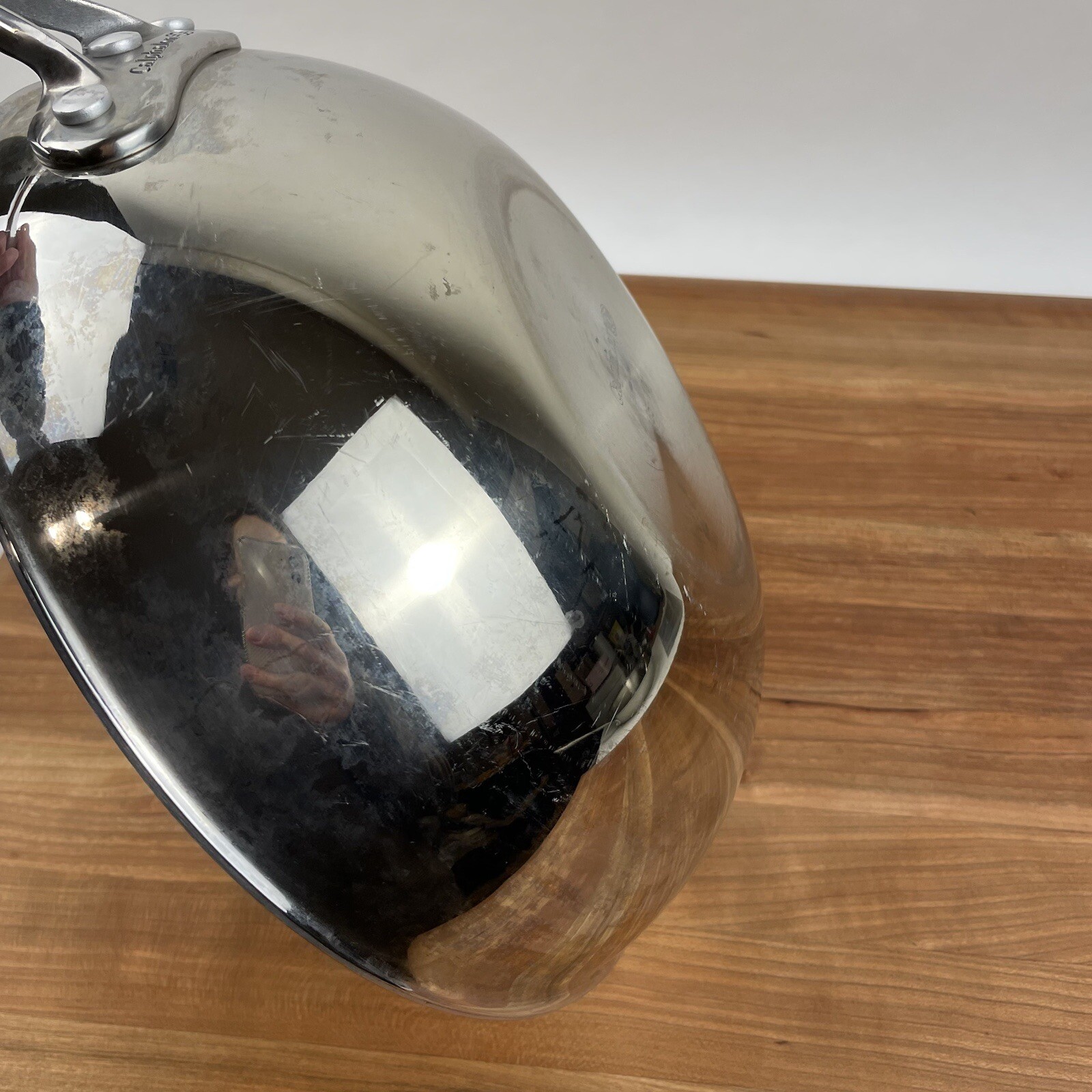 Williams Sonoma Calphalon Stainless 10” Skillet Frying Sauté Pan Scuffed Read