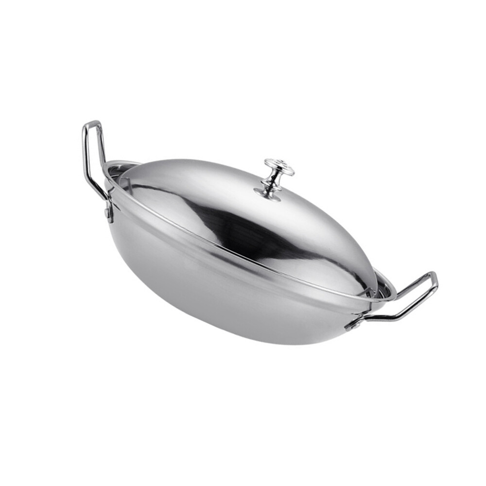 Chinese Cooking Wok Shabu Pot With Lid Japanese Cooking Pot Non Stick Pan
