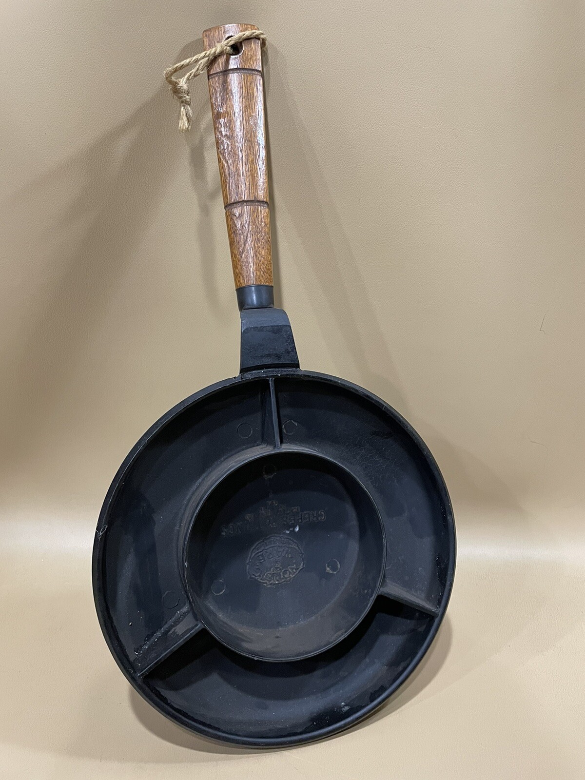 Vintage Nordic Ware Crepes N’ Things Cast Aluminum Pan Wooden Handle