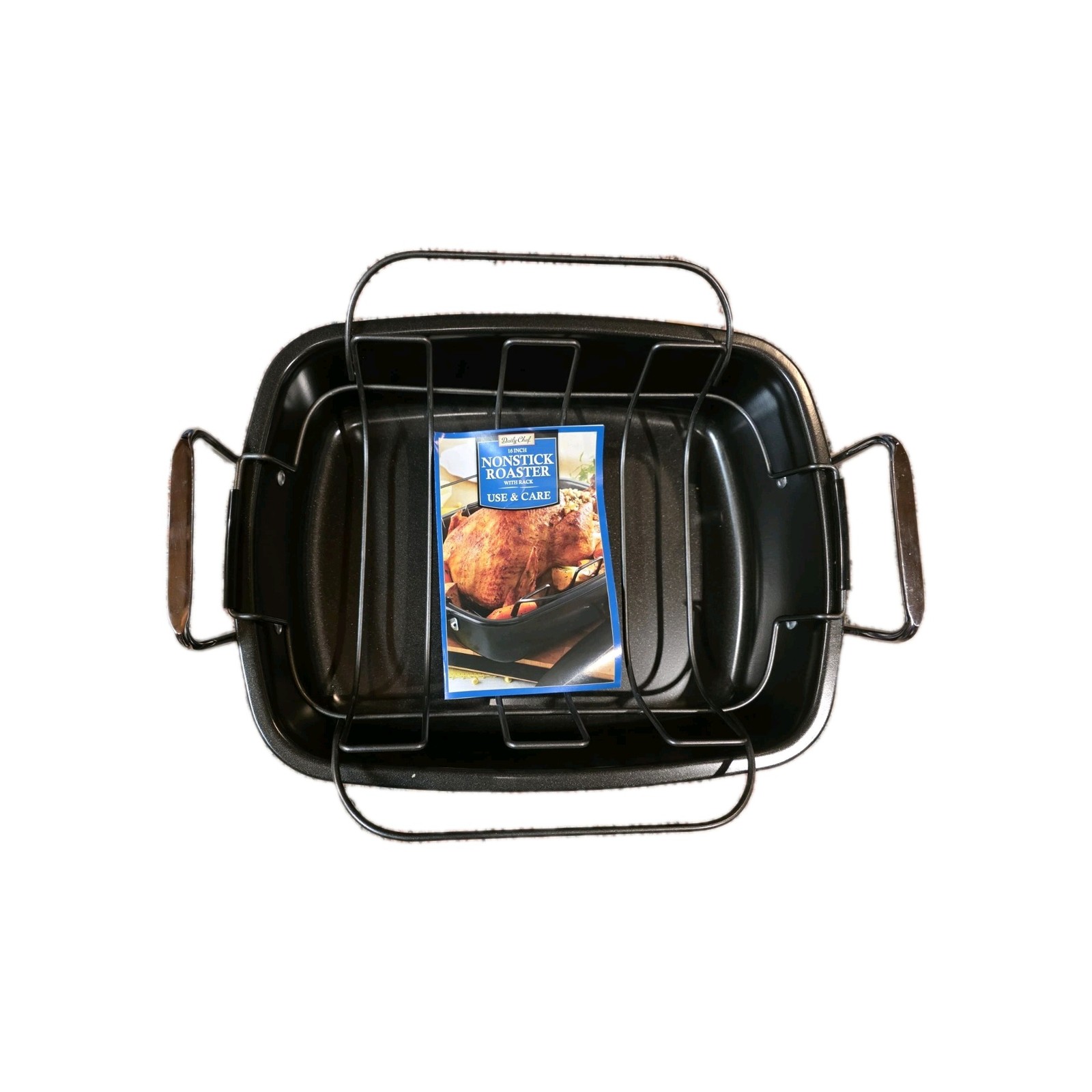 Daily Chef 16″ Nonstick Roaster with Rack-New in Box