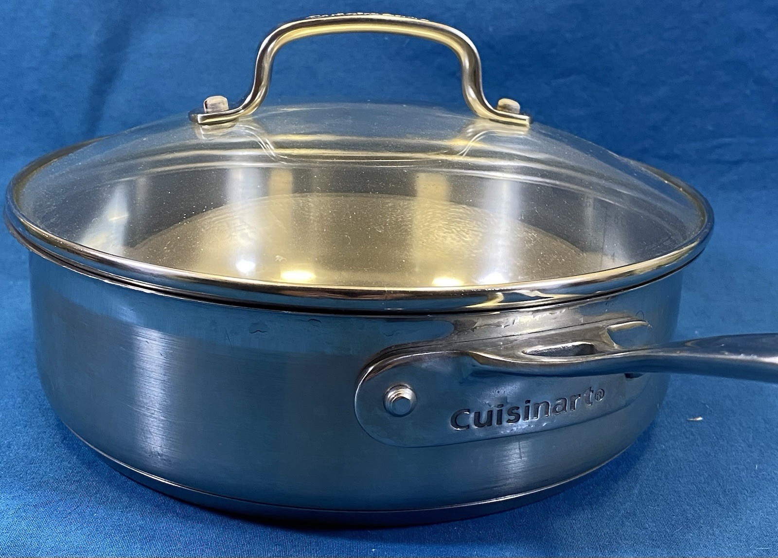 Cuisinart M8833-20 Stainless Steel 2.0 Qt Saute Pan 9 Inch Silver With Lid