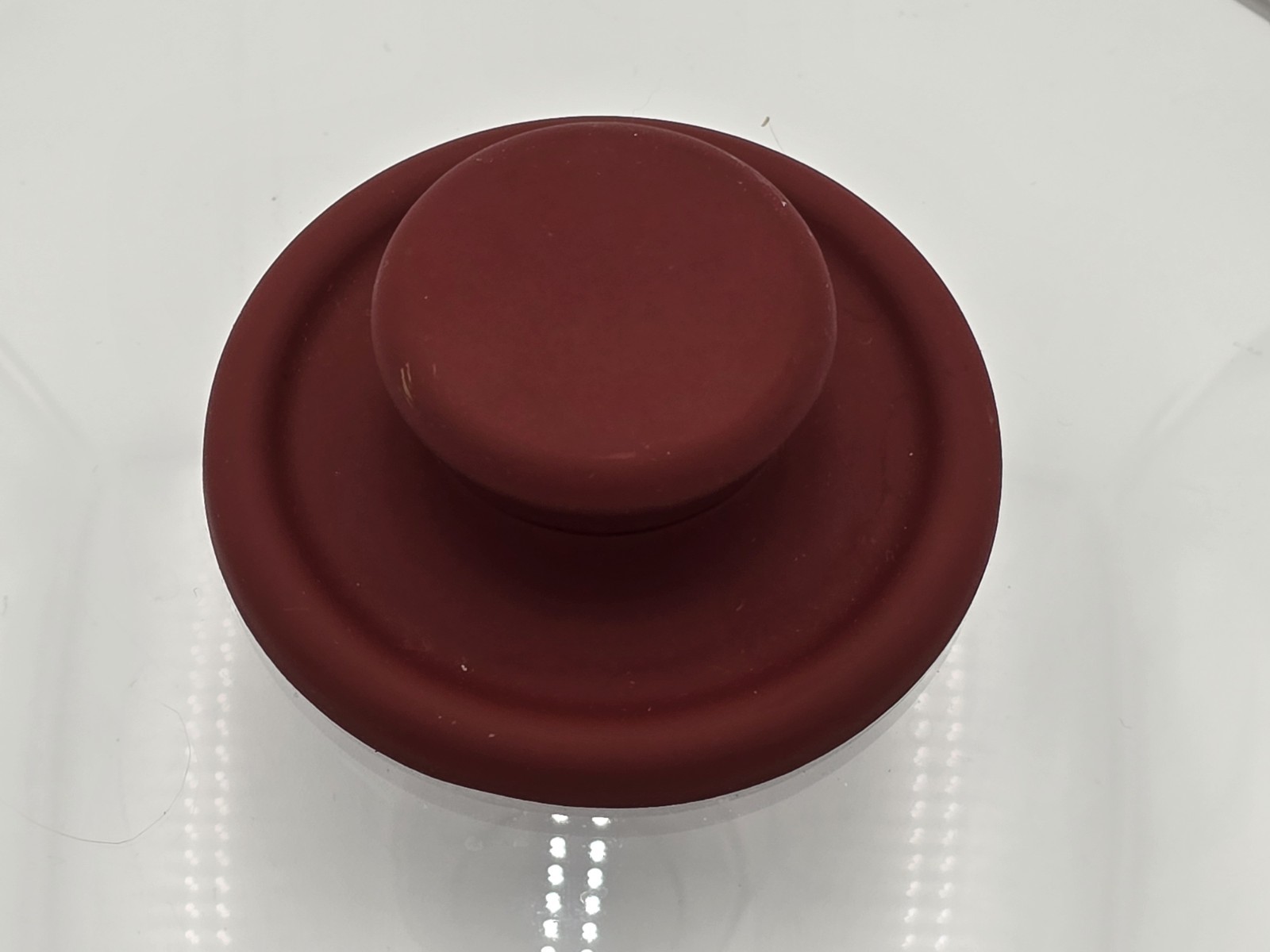 Green Life Replacement Glass LID ONLY for Pot 8-1/2″ Inner Rim Red Knob See Pics