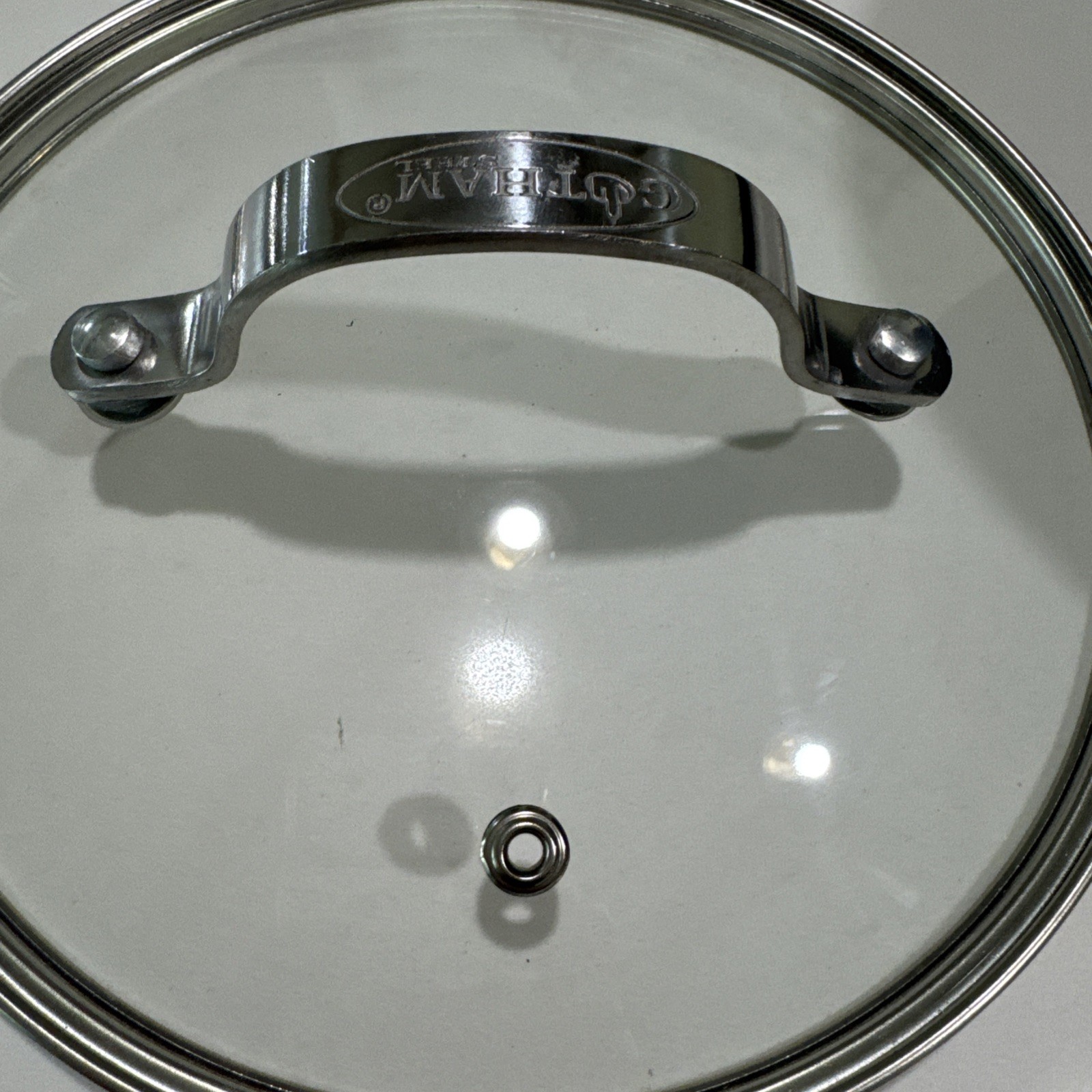 Gotham Steel Copper 2.5 Quart Sauce Pan Cooking Pot With Vented Glass Lid 2011C