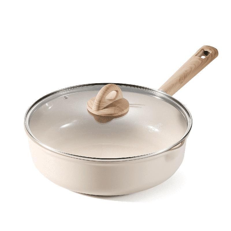 Healthy Nonstick Saute Pan Induction Jumbo Cooker Ceramic Skillet Easy Clean New