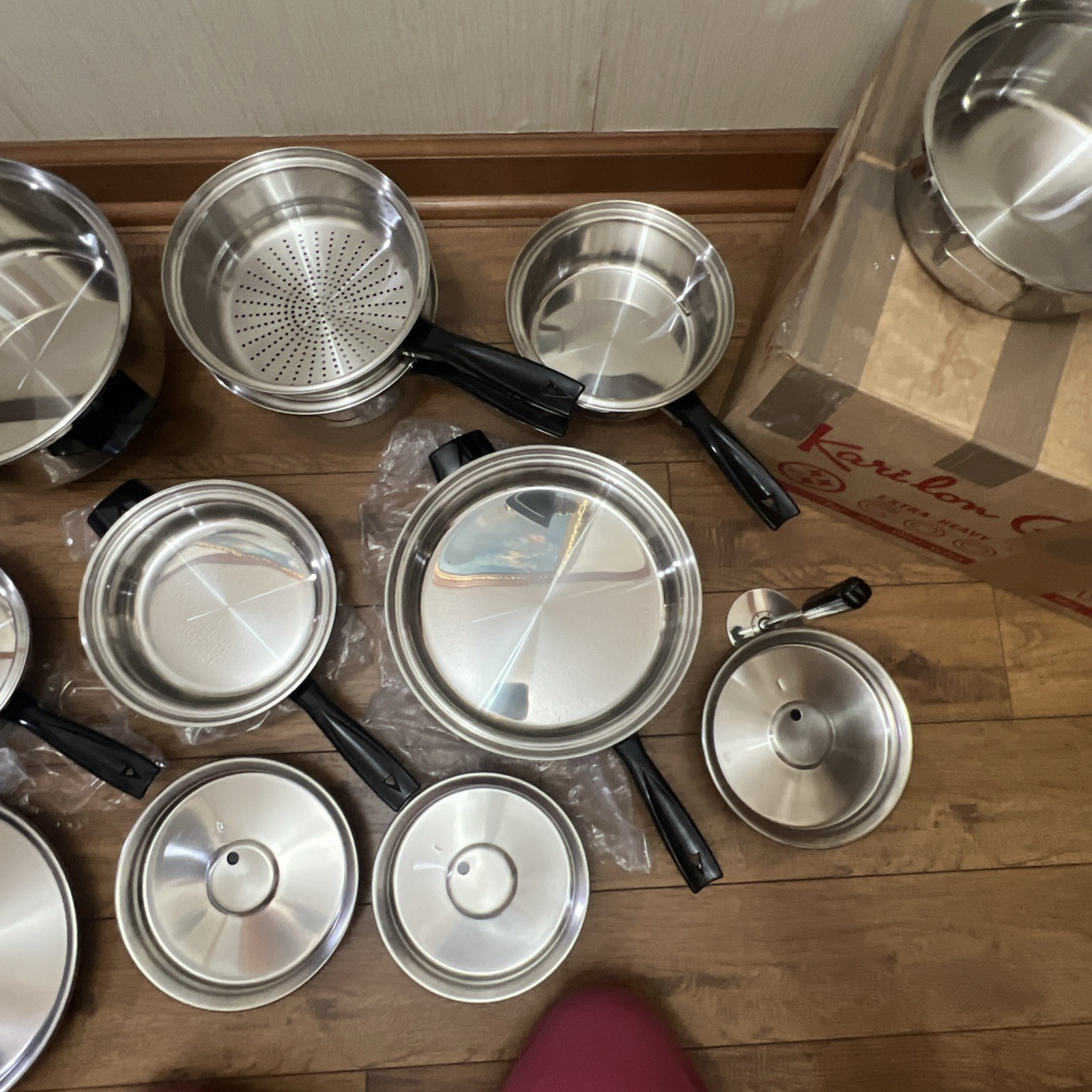 lifetime west bend waterless cookware pots pans made USA Vacumatic UNUSED NEW