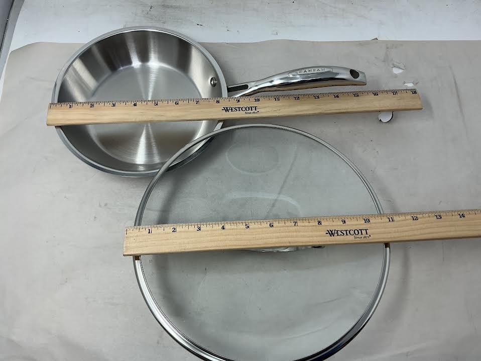 Scanpan STS Stainless Steel 10-Piece Cookware Set, 18/10 Stainless Steel Body