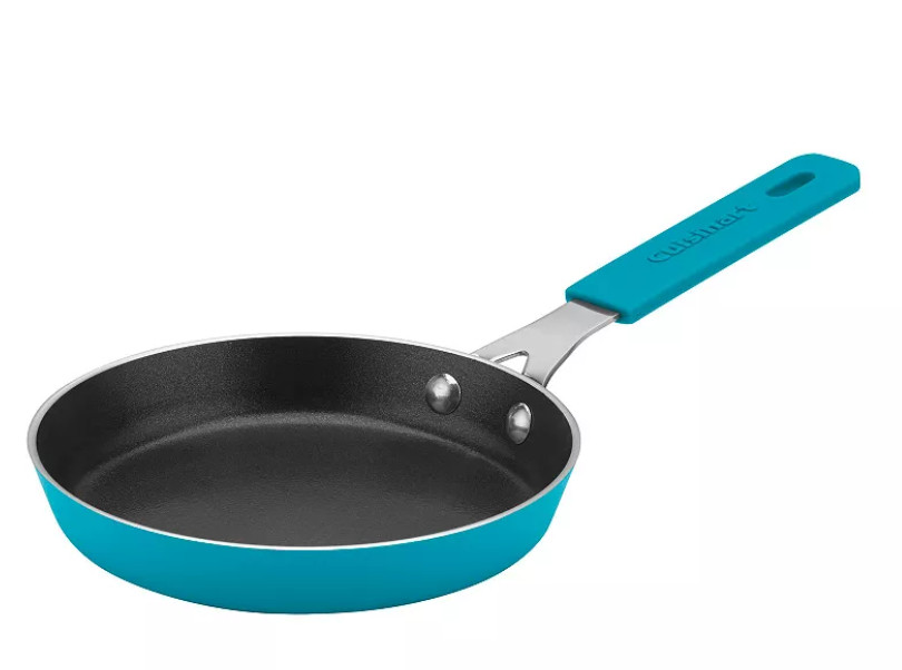 CUISINART MINI Non-Stick 14cm/5.5inches Fry Pan Turqouise. NEW!!