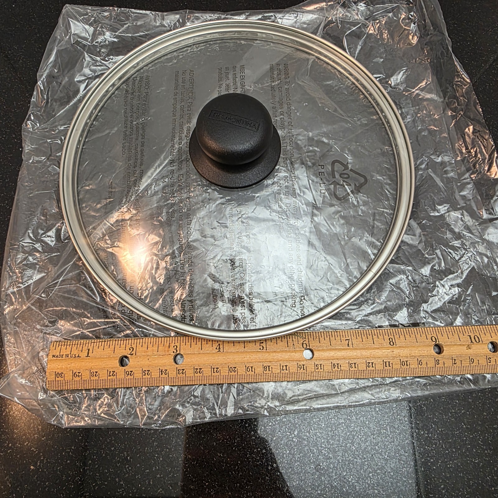 Tramontina Replacement Glass Lid For 9″ Pot – Brazil – New