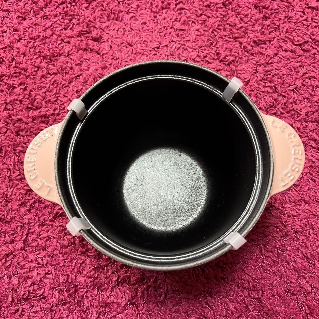 Le Creuset Cocotte Every Rice Pot 18cm Peche Light Gold Knob Enamel Cast Iron