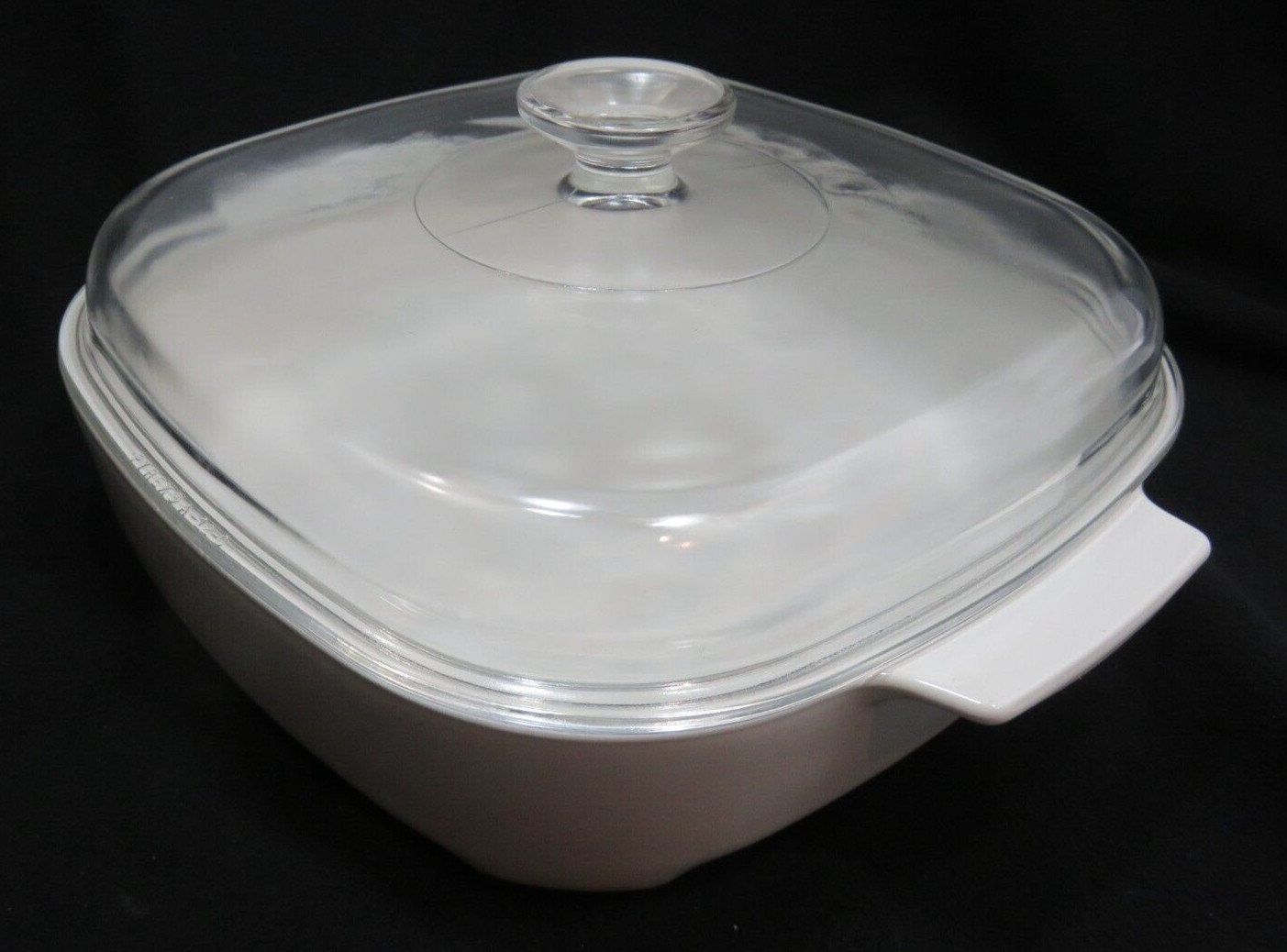 Vintage Corning Ware 2 Quart Microwave Browning Dish with Lid MW-A-19