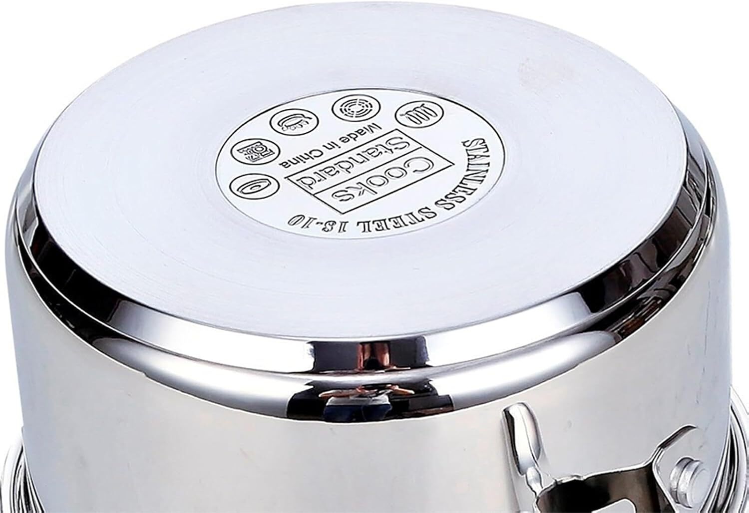 Dutch Oven Casserole with Glass Lid, 7-Quart Classic Stainless Steel Stockpot