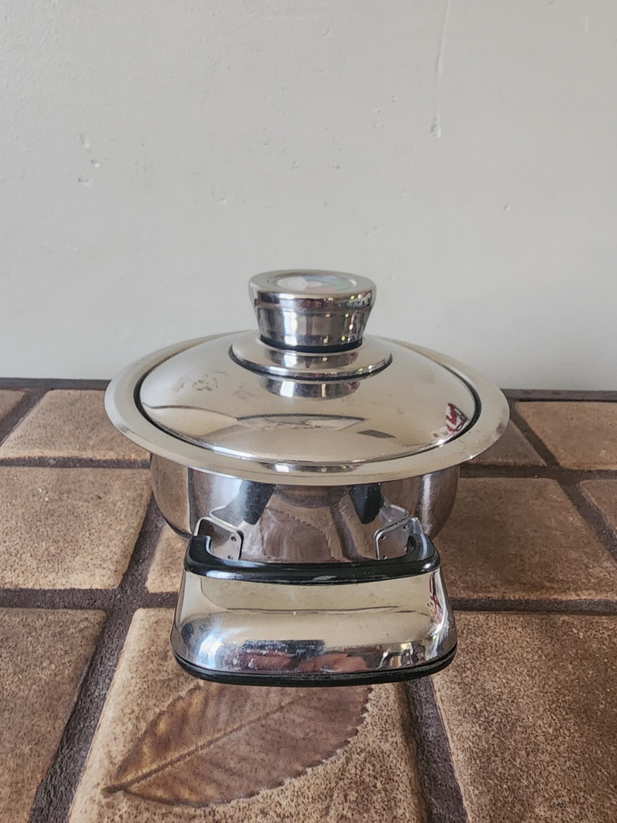 Nutri Stahl Nutri Thermic 24 Element Stainless 1 Qt Saucepan Mini Pot W/ Lid EUC