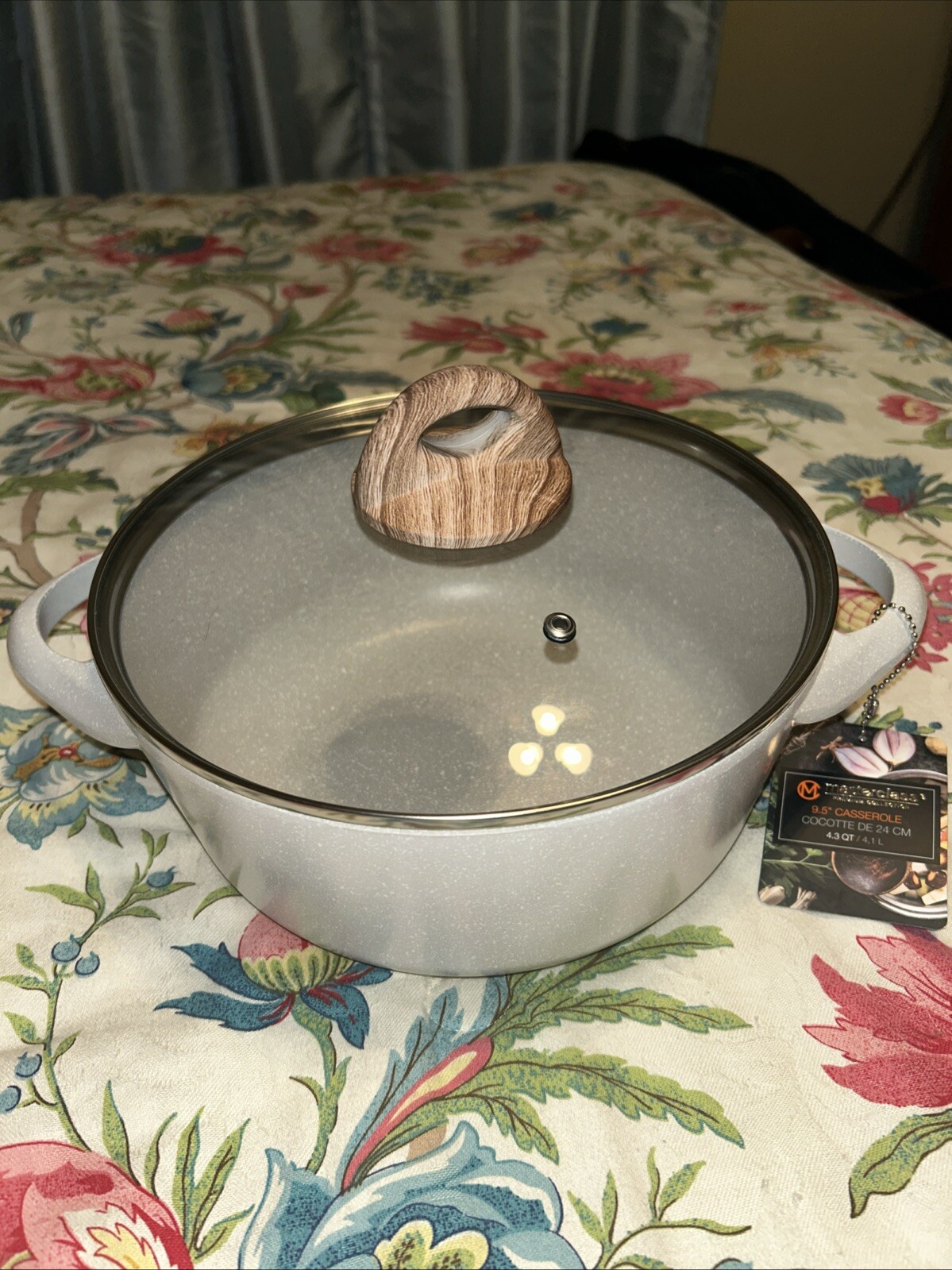 Masterclass 9.5” 4.3 QT Casserole Pan w/Lid NWT (CR)