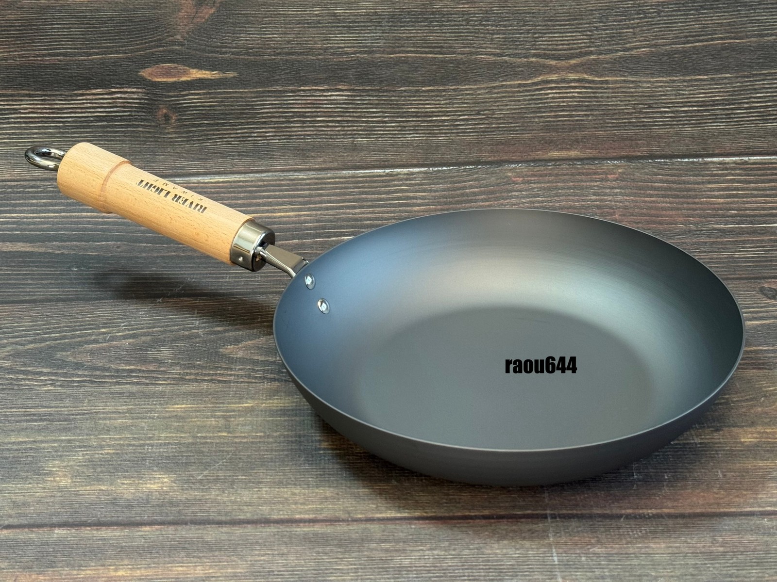 River Light Iron Stir-Fry Pot Kiwame Japan 28cm IH Compatible Wok made in Japan