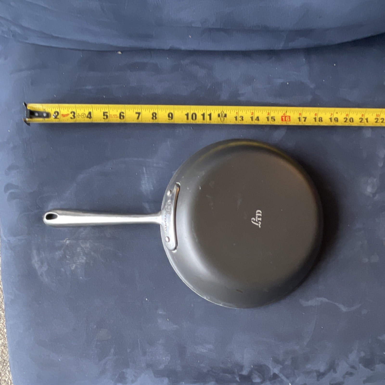 All-Clad Frying Pan Stainless Steel Non-Stick 10 in Silver Long Handle Gas/Elec…