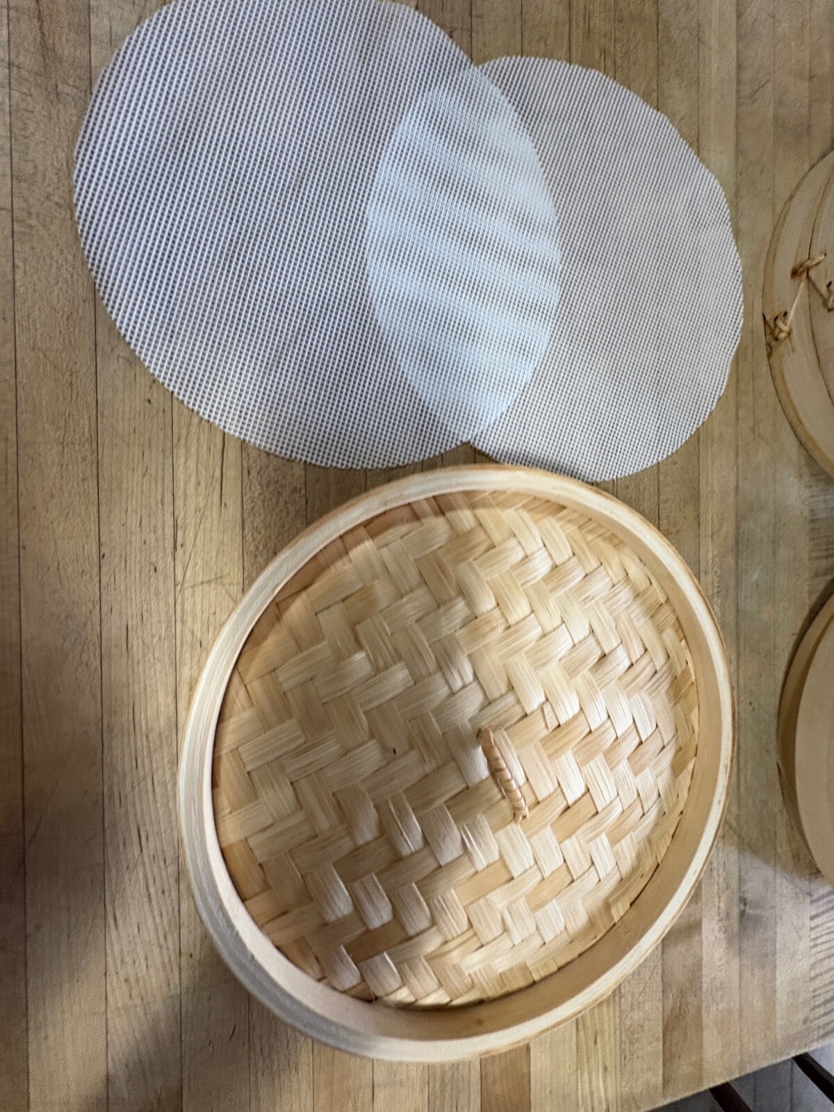 BAMBOO STEAMER BASKET 2 Tier 10-Inch KITCHENCRUST