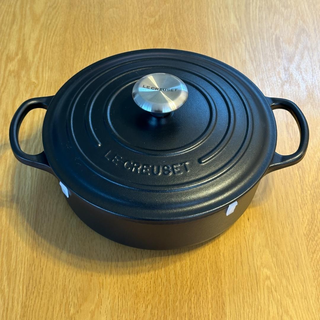Le Creuset Cocotte Japonaise Matte Black 24cm 3.1L Sukiyaki Dutch oven Cast iron