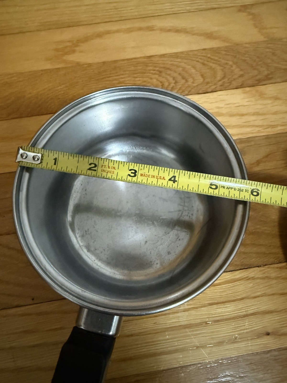EKCO 1.0Qt EkcoWare Stainless Steel Copper Bottom Saucepan Milk Butter Pot Lid