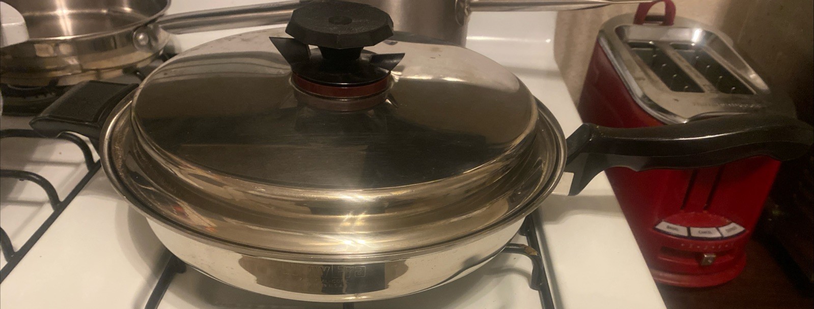 New Era Cookware 7-Ply Aluminum Core 11.5’ Skillet Saucepan Pot & Lid