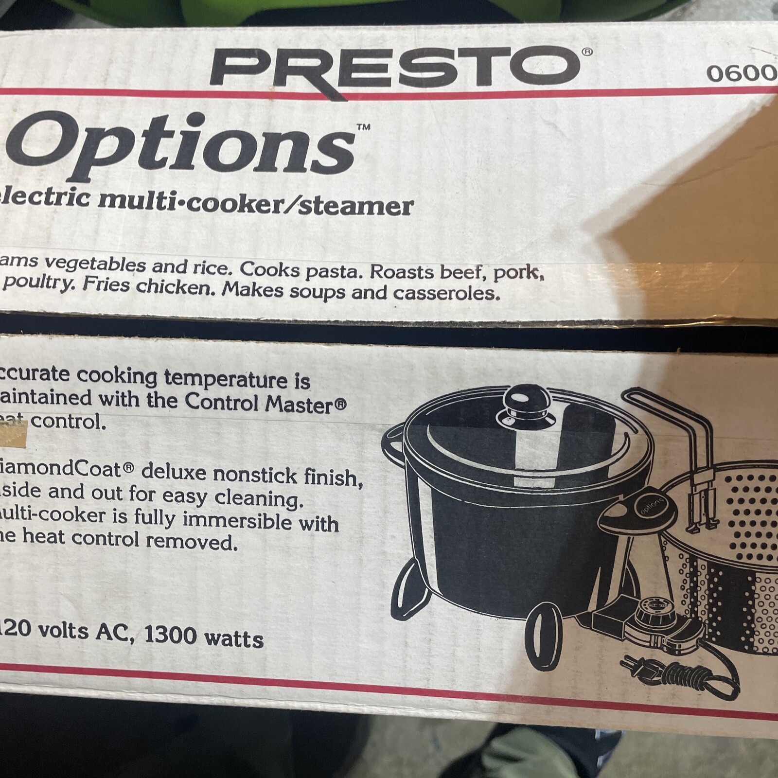 Presto Multi-Cooker Dark Gray Electric Non-Stick Interior, Easy To Use And Clean