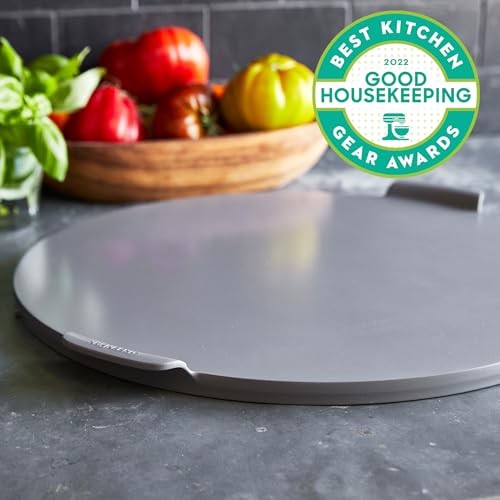 16.5 Inch Ceramic Nonstick Pizza Pan Cast Aluminum Oven Safe Healthy Cooking