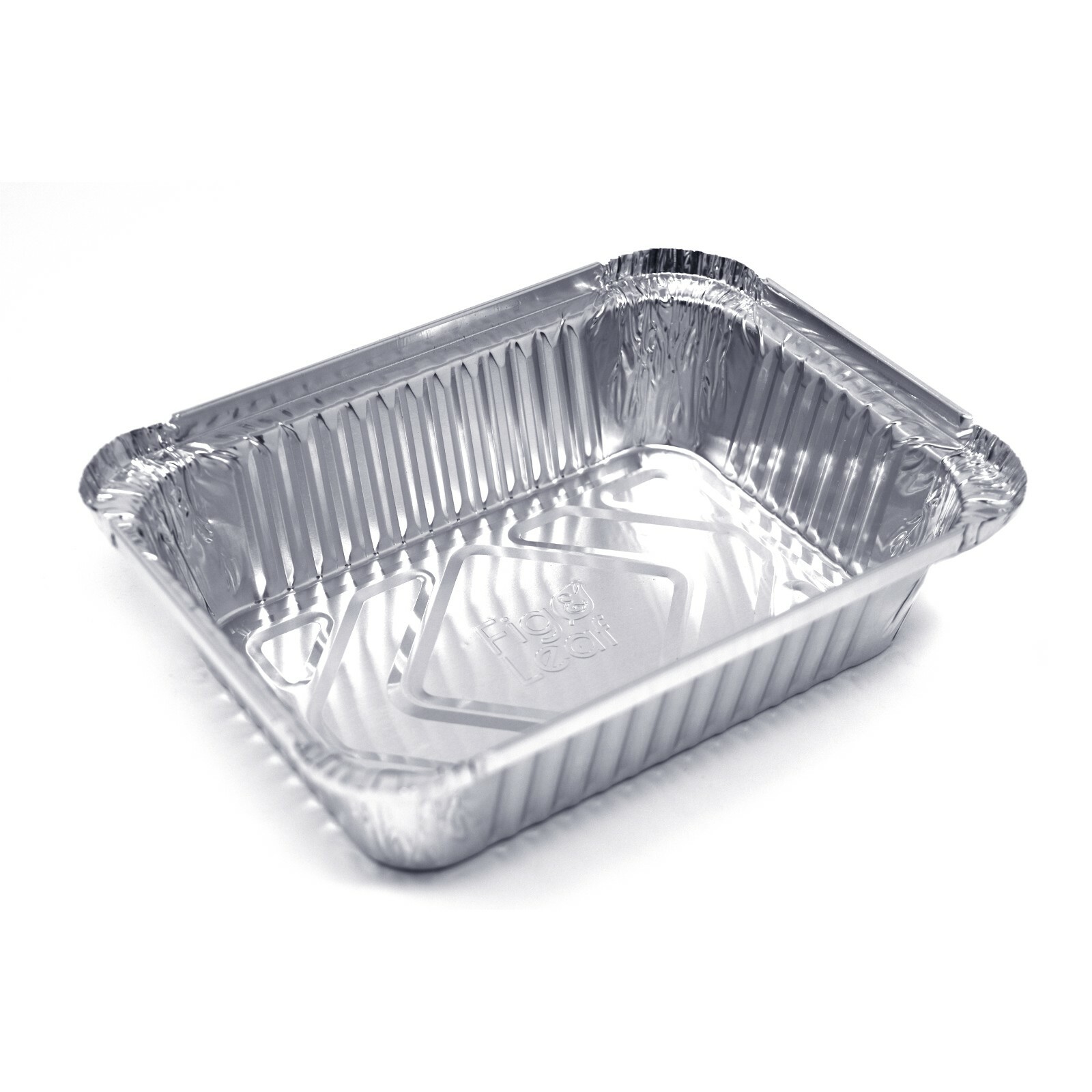 Fig & Leaf – (120 Pack) 1.5-LB Takeout Pans with LIDS l Medium 7″ x 5″ x 2″
