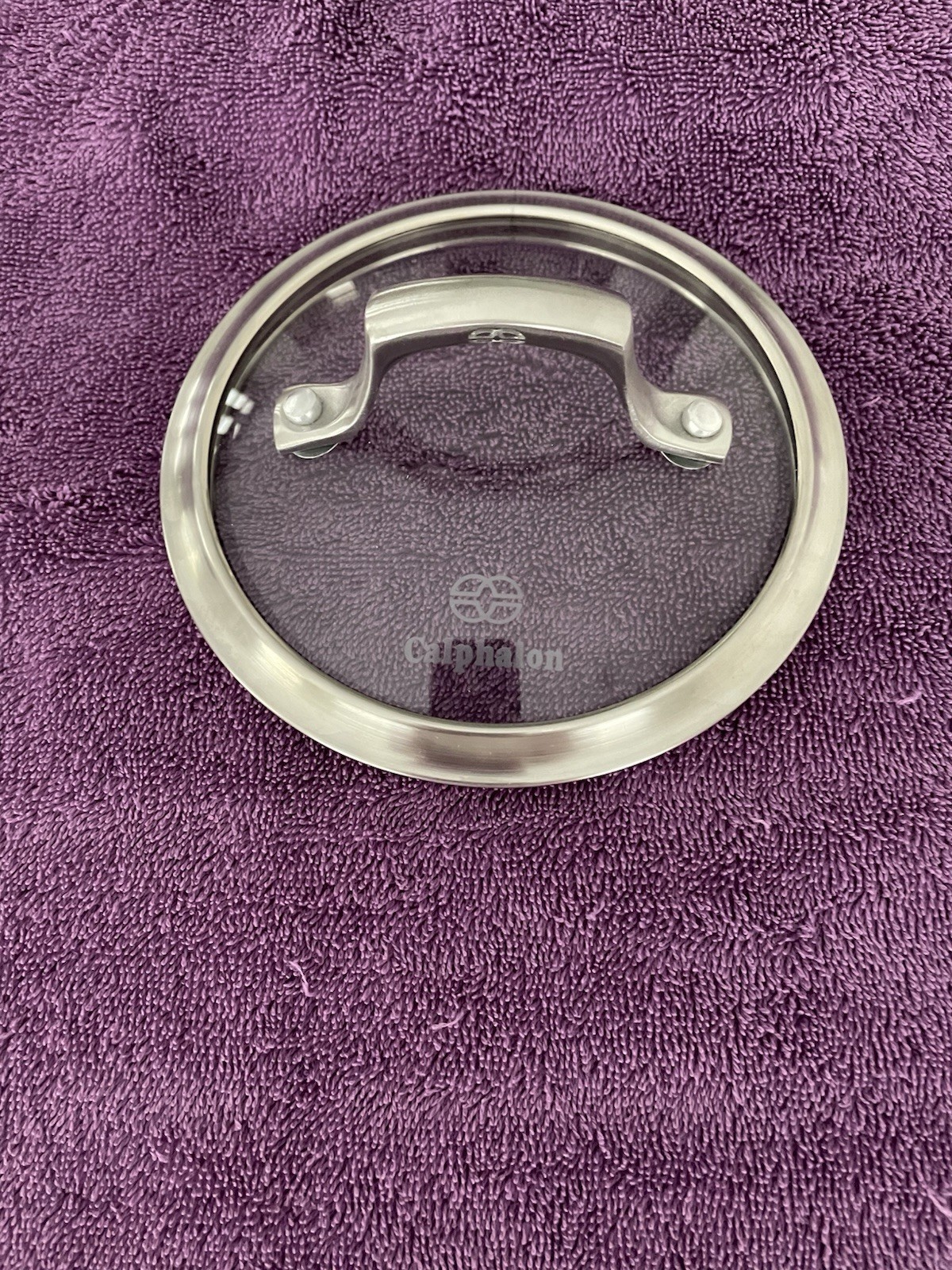 CALPHALON Clear Glass Lid 5 1/2” Just the Lid NWOT