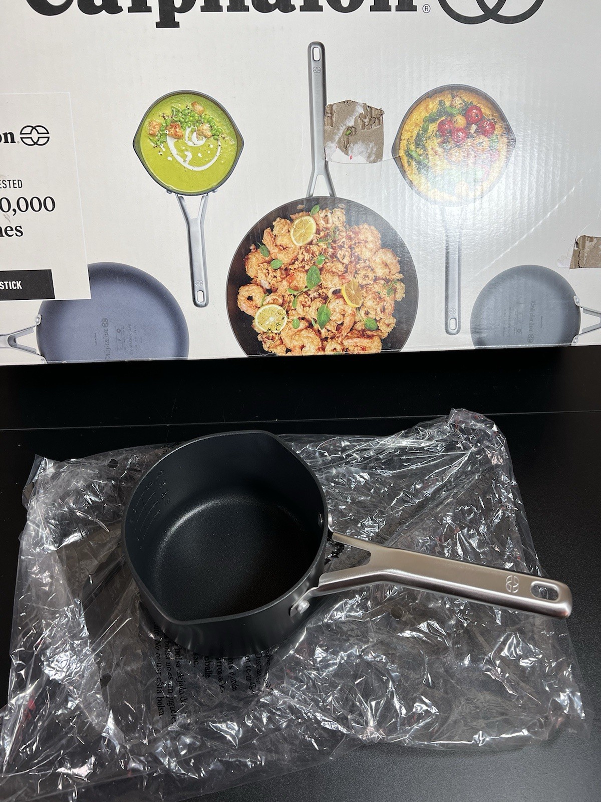 NEW Calphalon Hard-Anodized Nonstick 8-Piece Cookware Set Black – READ