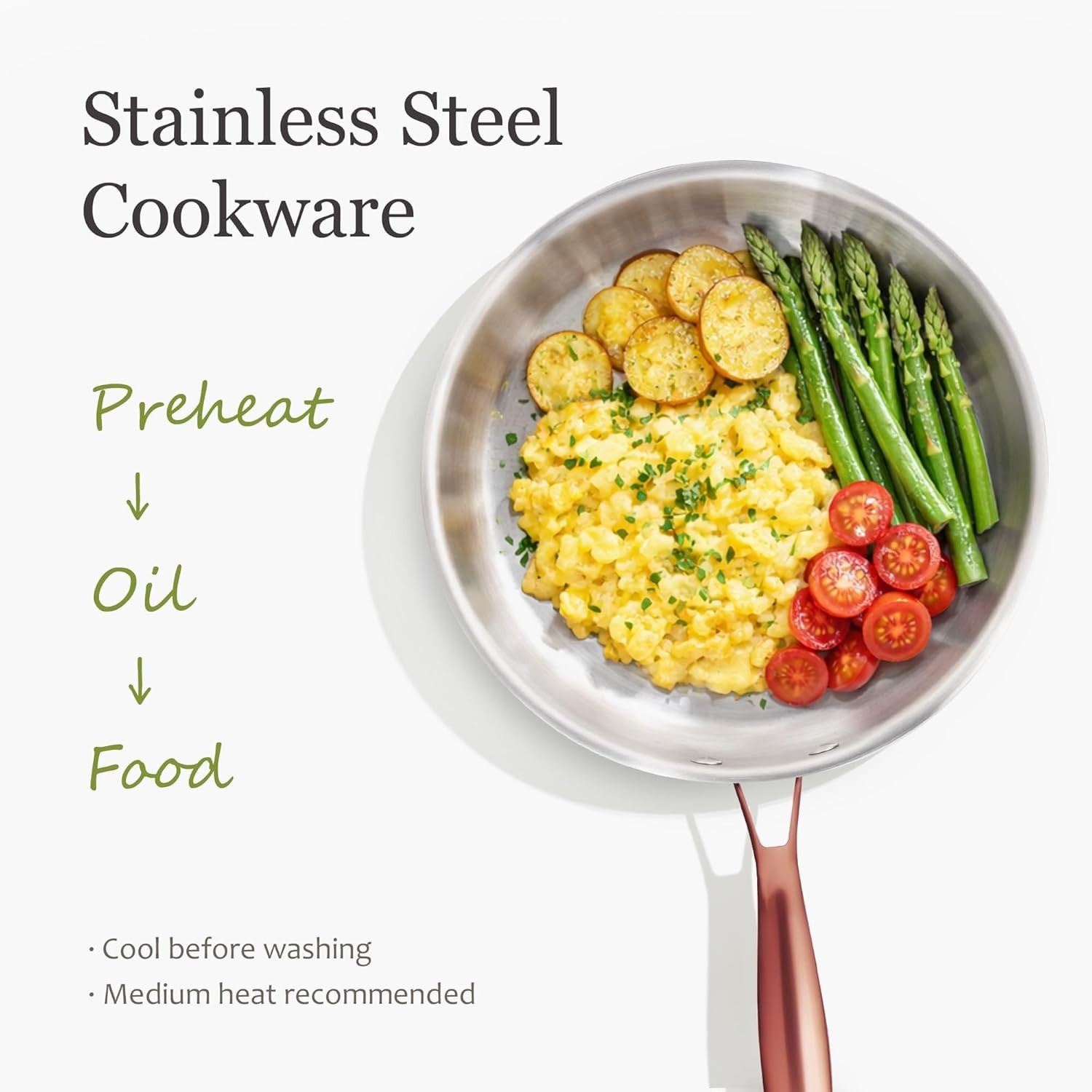 Comprehensive 21-Piece Stainless Steel Cookware Set – Oven & Dishwasher Safe
