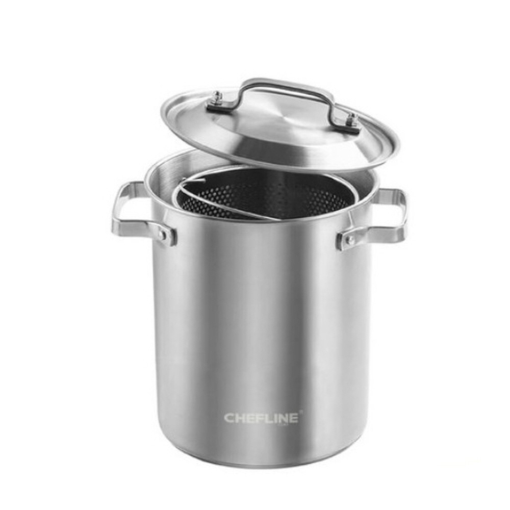 Chef Line Premium Induction 304 Stainless Steel Pasta Pot 4.3L Gas Stove Oven