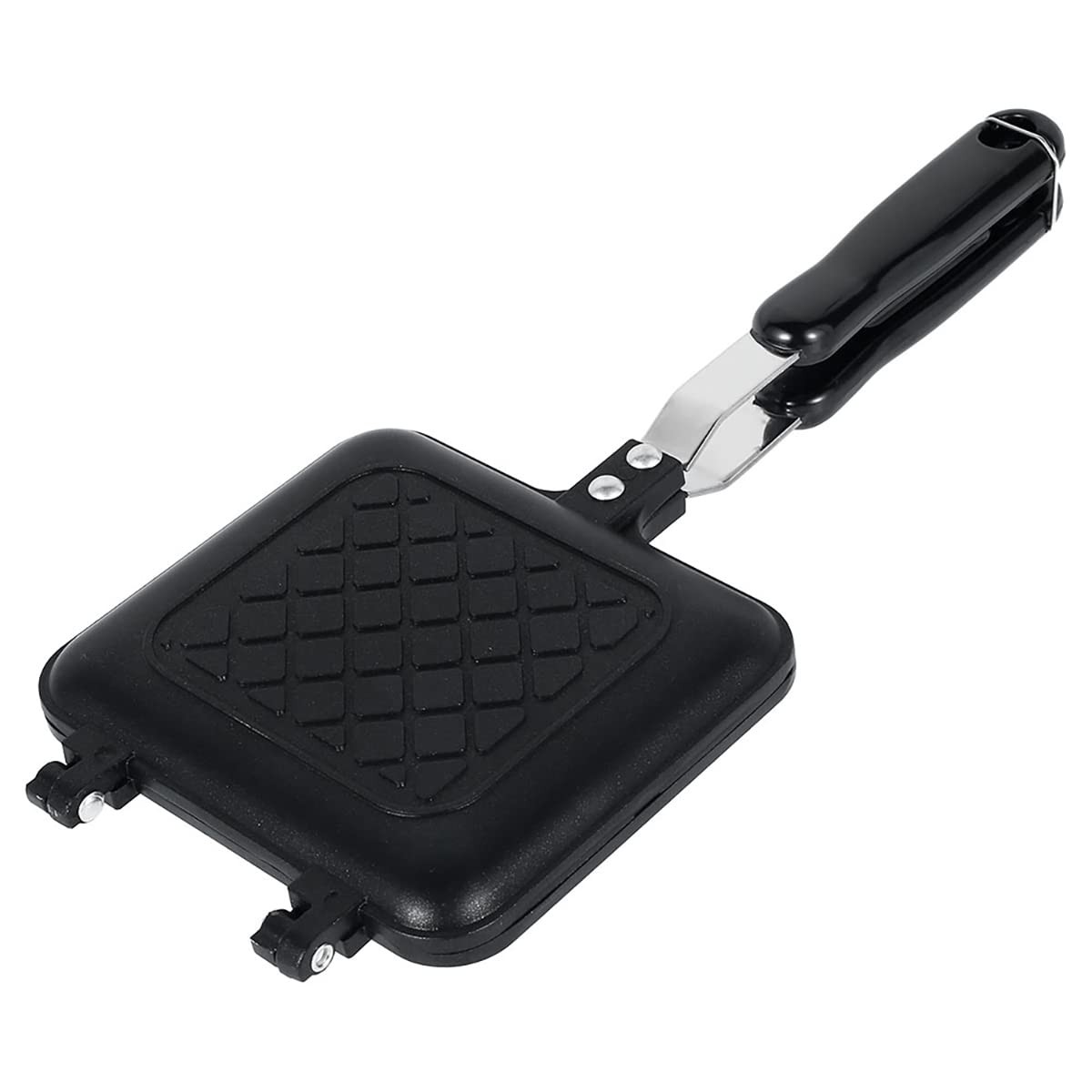 Grilled Sandwich Maker,Camping Toastie Maker, Stove top Panini Press Pan with…