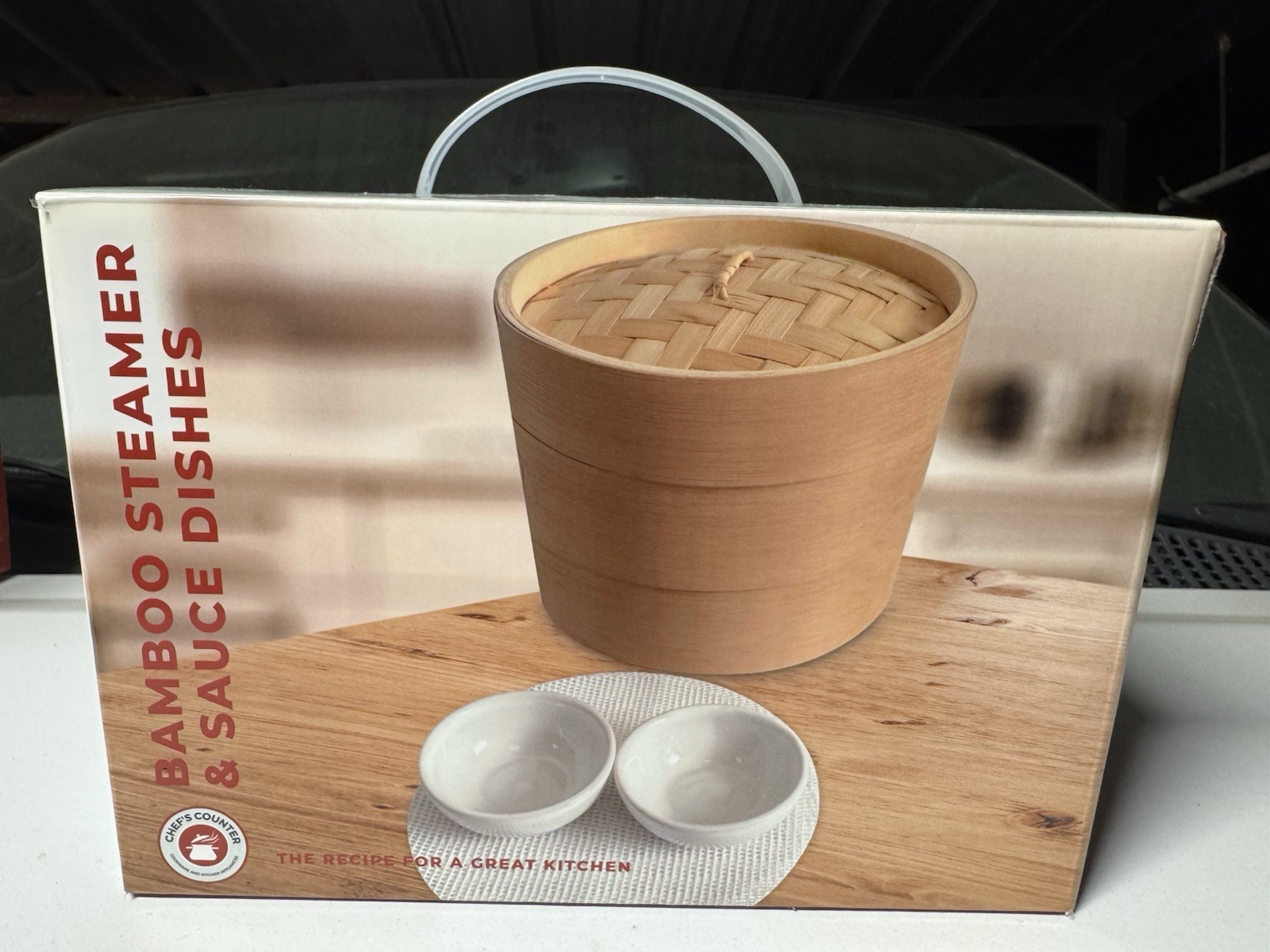 Chef’s Counter 2-Tier Bamboo Steamer Set with Lid, Bowls, Mats, 8″ x 7″