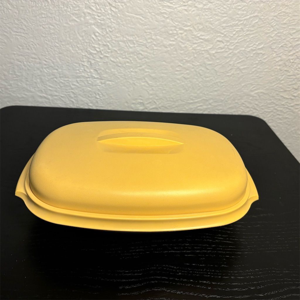 Vintage Tupperware Harvest Gold 3 piece Steamer
