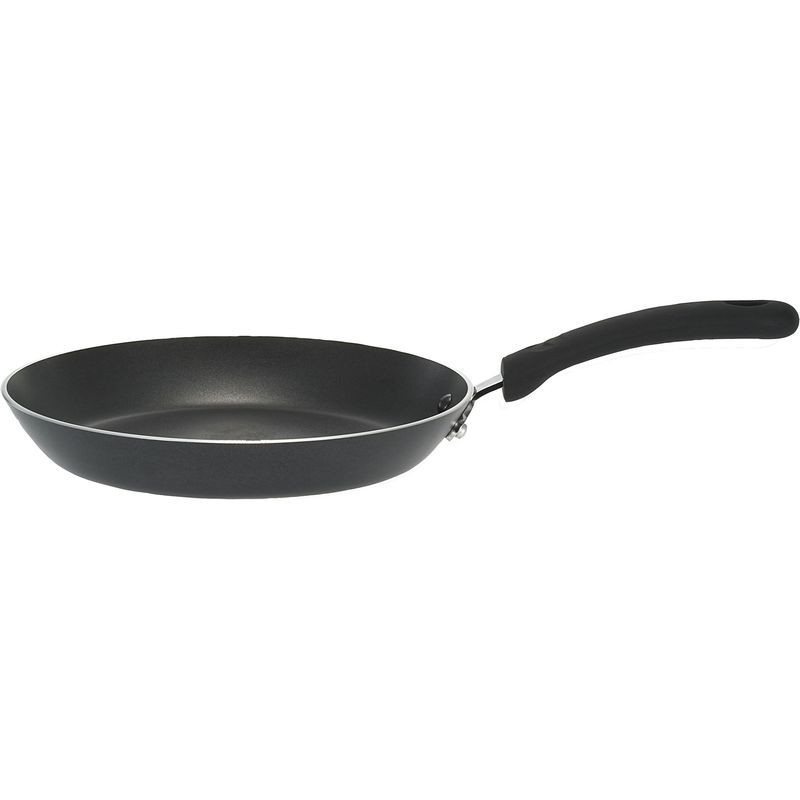 Signature Non-Stick 12.5″ Frying Pan, Black Aluminum ThermoSpot Stove Saute Pan