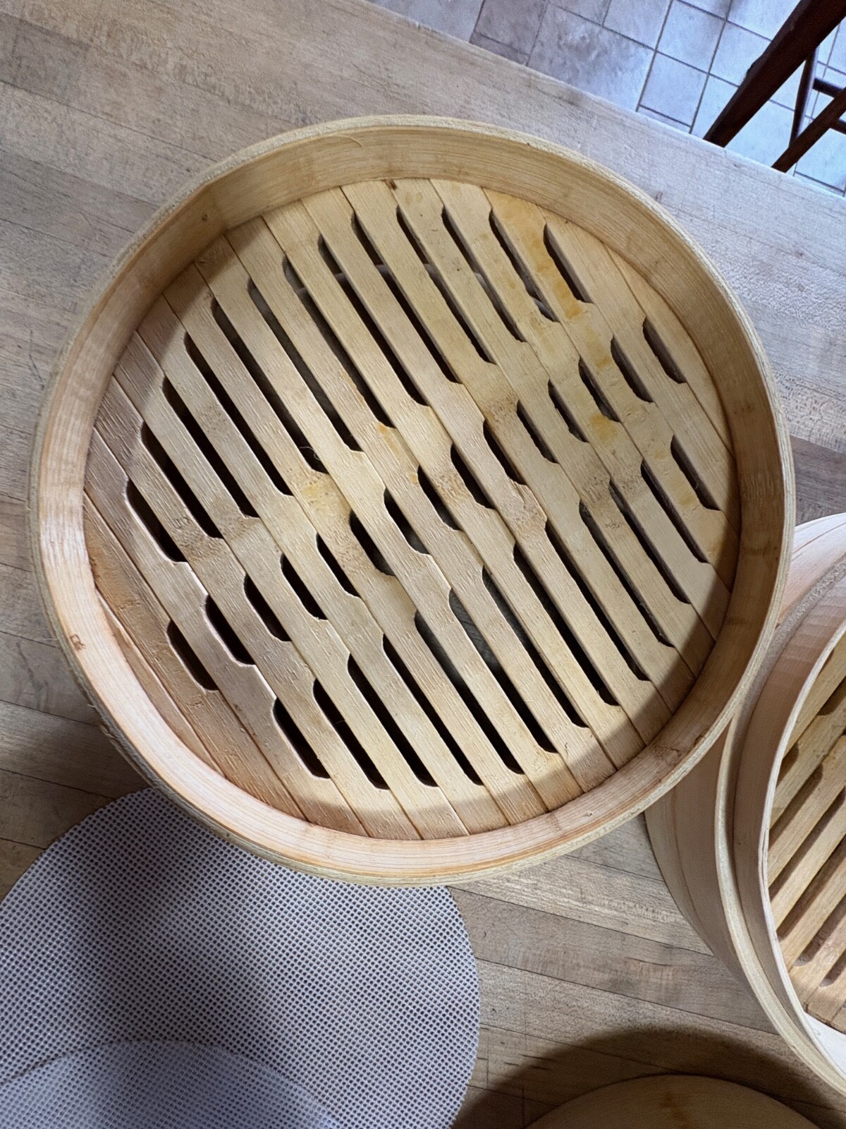 BAMBOO STEAMER BASKET 2 Tier 10-Inch KITCHENCRUST