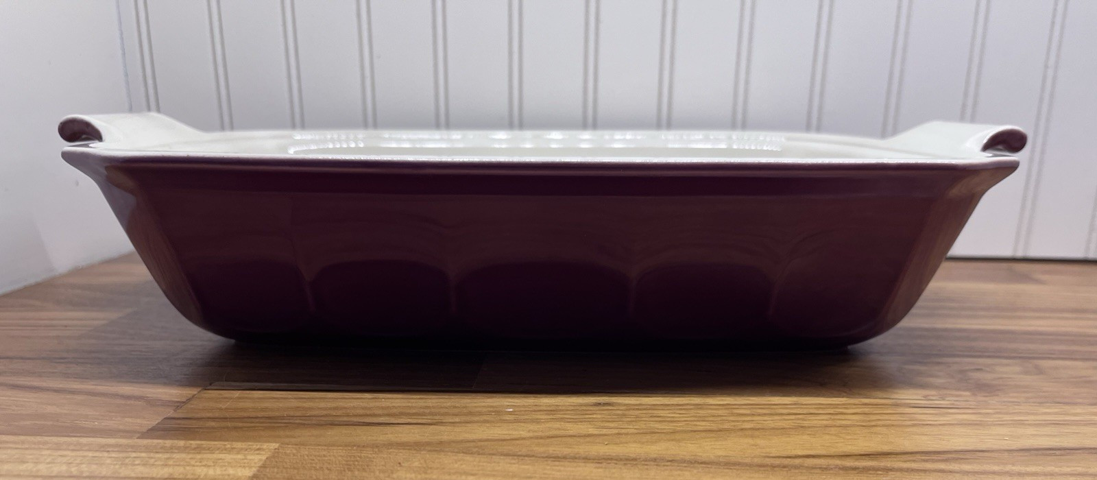 Emile Henry Williams Sonoma Cranberry 8×10 Baking Dish Casserole 96.70 France