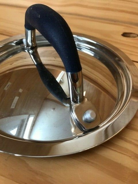 Stainless Steel Lid 6 1/8 Outer Diameter (5 3/8 Inner Diameter) Stay Cool Handle