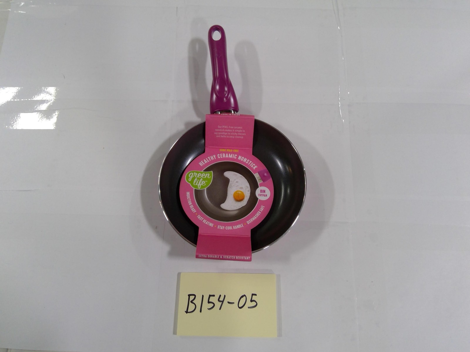 GreenLife Frying Pan 8 In Ceramic Nonstick Pink Induction Ready Dishwasher Safe