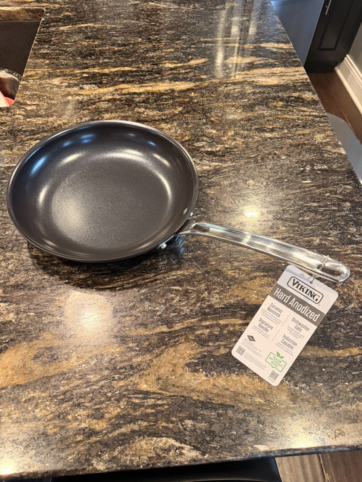 Viking Hard Anodized Nonstick 10-Inch Fry Pan, Black