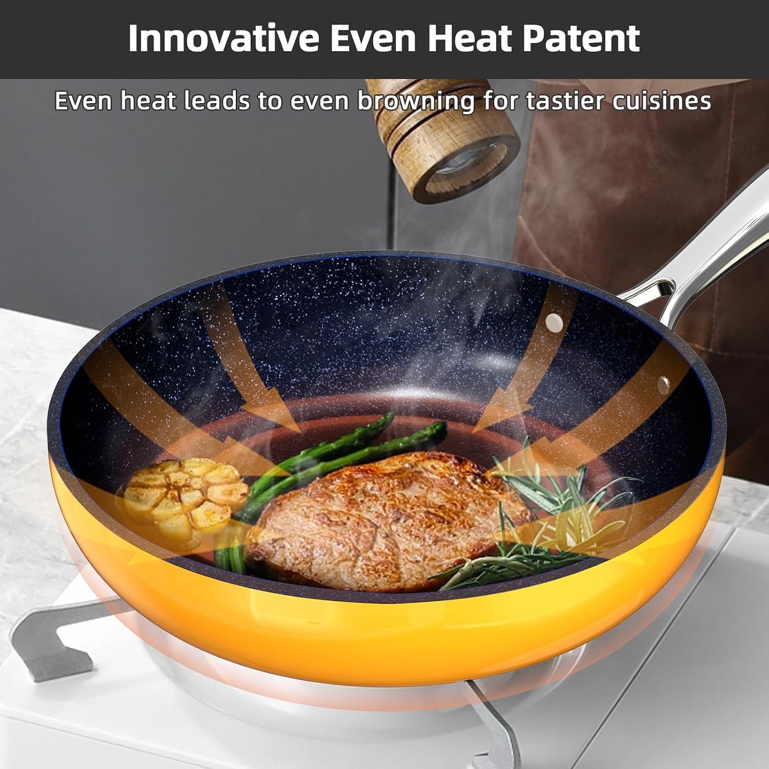 Nuwave Lux 13pc Cookware Set PFAS Free Ceramic Non-Stick Induction