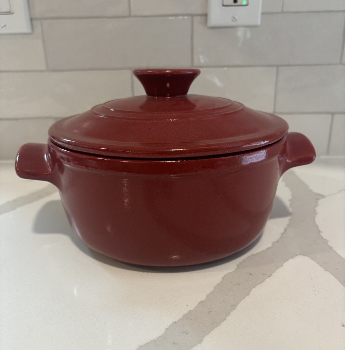 Emile Henry Red 1.9 qt Dutch Oven