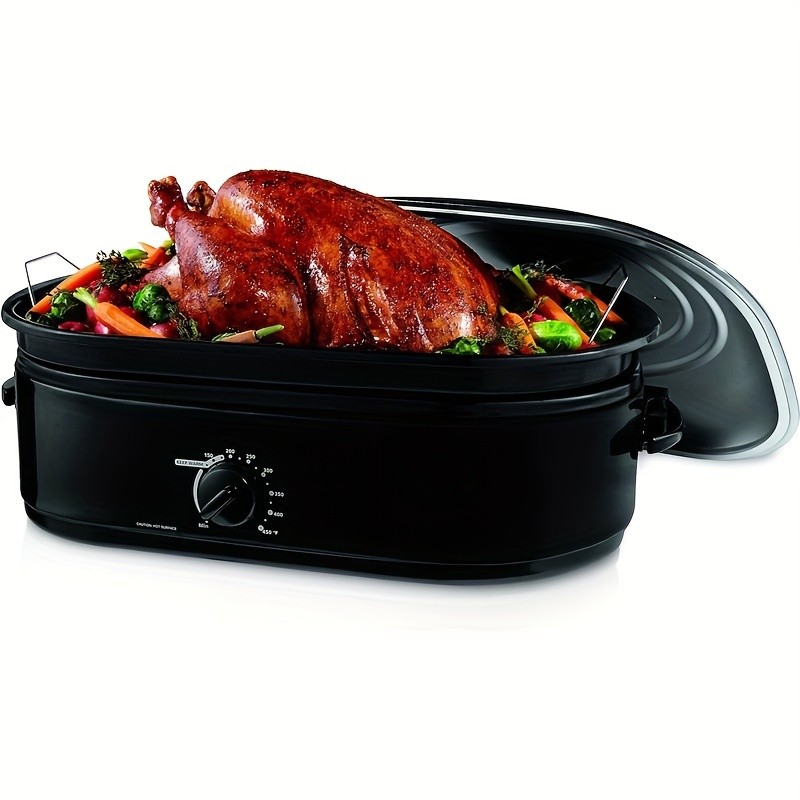 ​​​16QT 1450W Roaster Oven Electric Turkey Roaster Oven Fits Turkeys