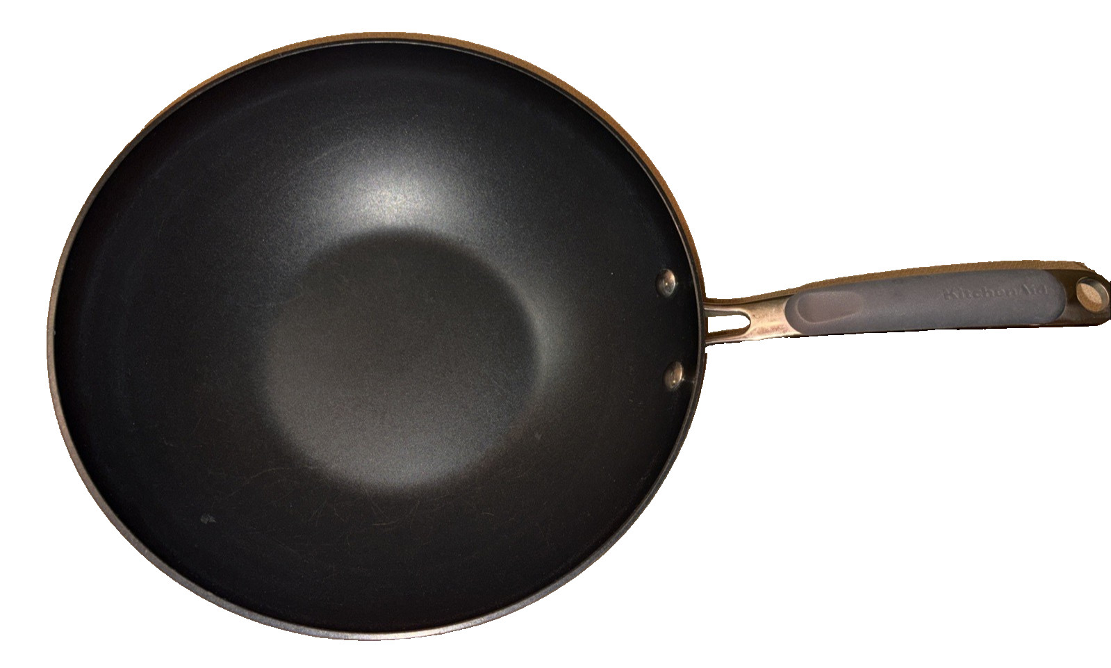 Kitchen Aid Skillet Frying Pan 11″ Wok Non-Stick Surface- Nice Condition-No Lid