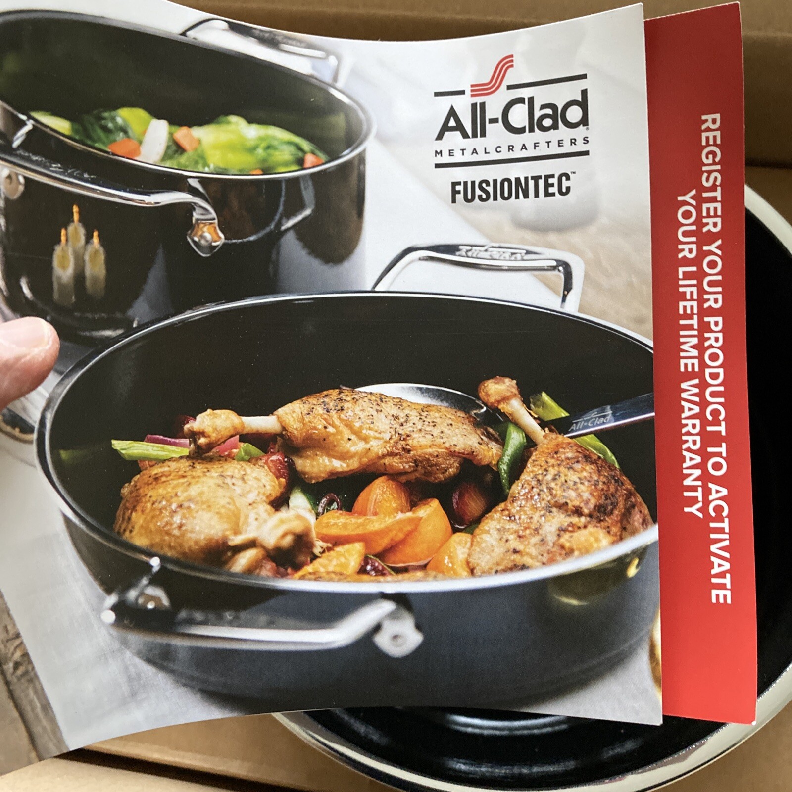 All-Clad FUSIONTEC™ 4 Qt. Soup Pot with lid (ONYX ) $325- Germany