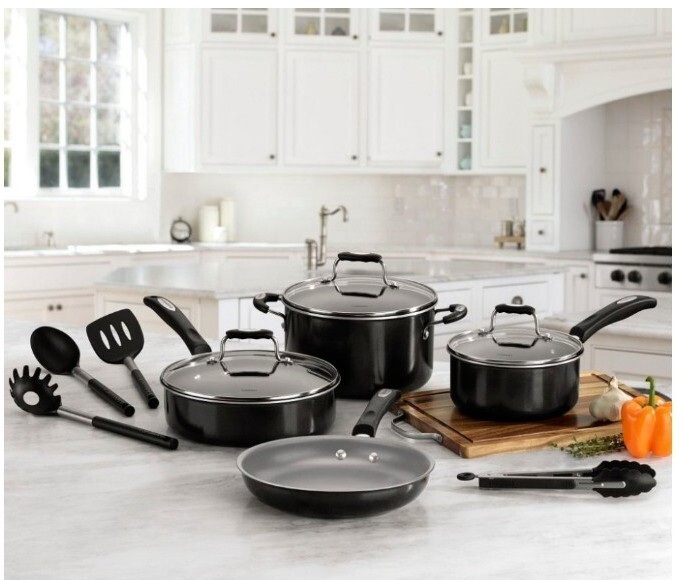 Cuisinart Ceramic Nonstick 11 Pieces Cookware Set NEW 2023_